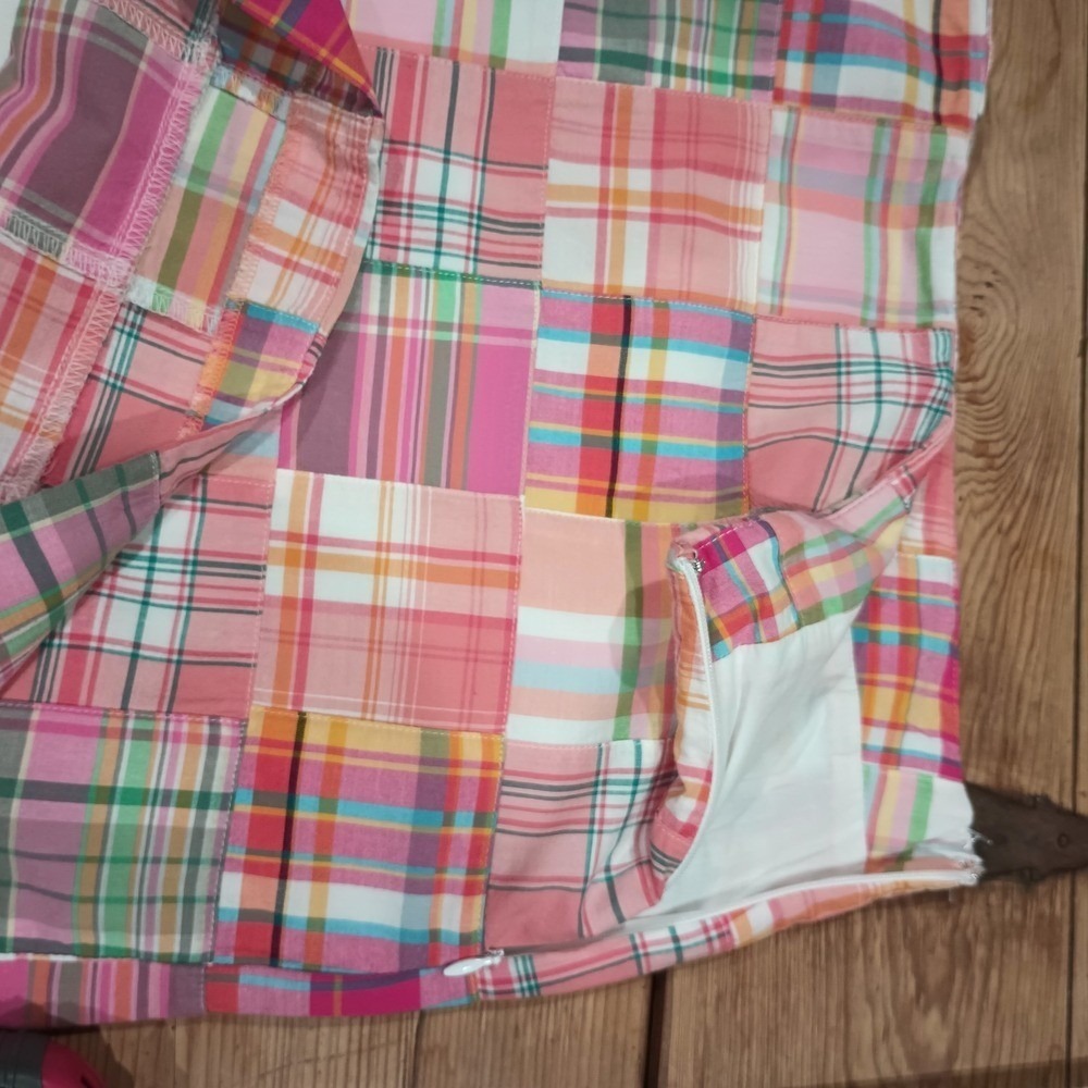 Talbots Women's Multicolor Plaid Patchwork Lined … - image 7